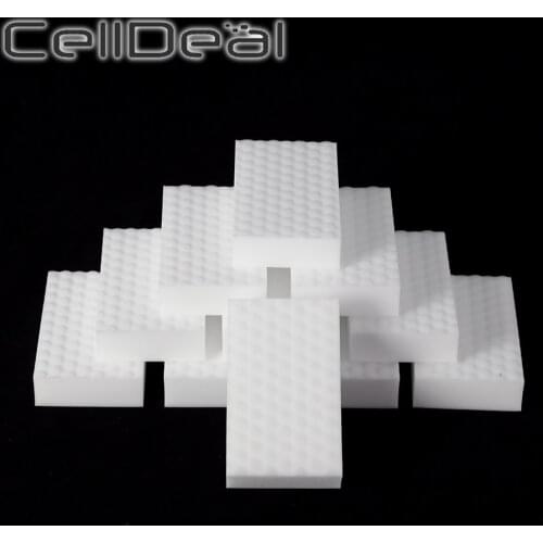 50 Pcs/lot Melamine Sponge Magic Erasers Kitchen Bathroom Cleaning Eraser Remove Dirt Oil Stain Washed Cleaning Wipe Car Shoes