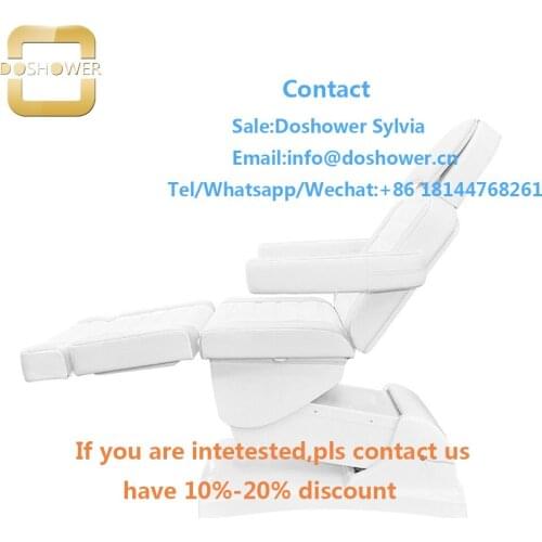 Acrylic stand for massage bed with cushion spa facial bed for electric facial chair