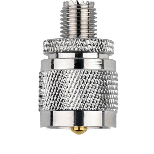 Artudatech 1Pc Adapter PL-259 UHF Plug Male To Mini UHF Female Jack RF Connector Straight