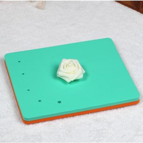 Free Shipping Hot Selling Sided 5 Hole Fondant Cake Shape Flower Pad Square Sponge Foam Pad DIY A290