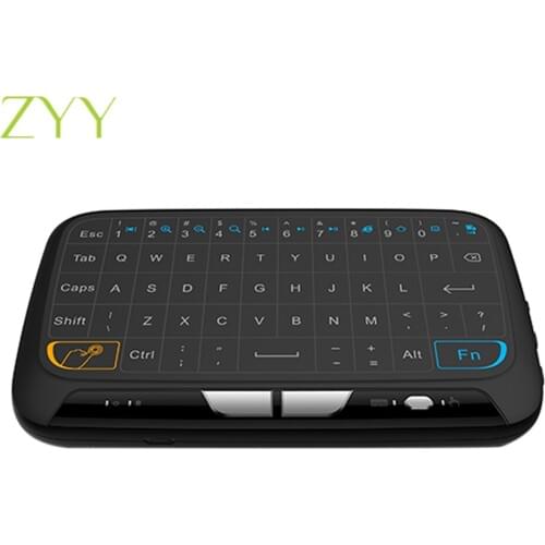 H18 Mini Wireless Keyboard 2.4 GHz Portable Keyboard With Touchpad Mouse for Windows Android/Google/Smart TV Linux Windows Mac