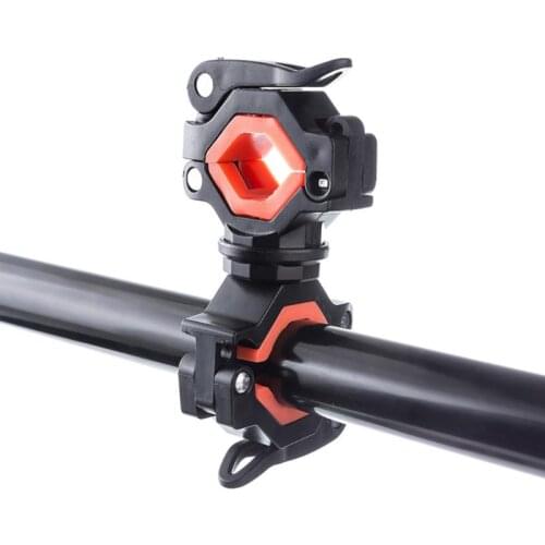 Flashlight Mount Holder Universal Bicycle Bike LED Light Flashlight Torch Mounting Bracket 360° Rotation Cycling Clip Clamp Hot