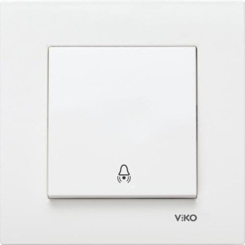 Viko Karre Model Bell Switch Surface Mounted - White Color
