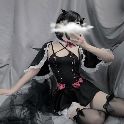 Kawaii Rabbit Girl Uniform Temptation Maid Costume Lolita Role-Playing Maid Cosplay Haloween Costumes for Women Sexy Lingerie