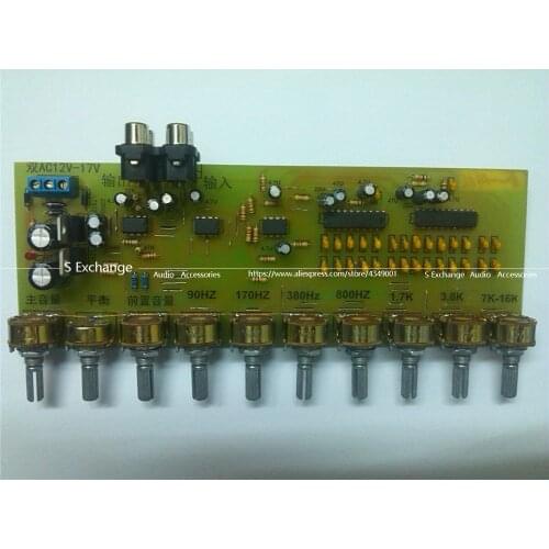 Fever Mixer Board Audio Front Panel EQ Equalizer Board Amplifier Preamplifier Board