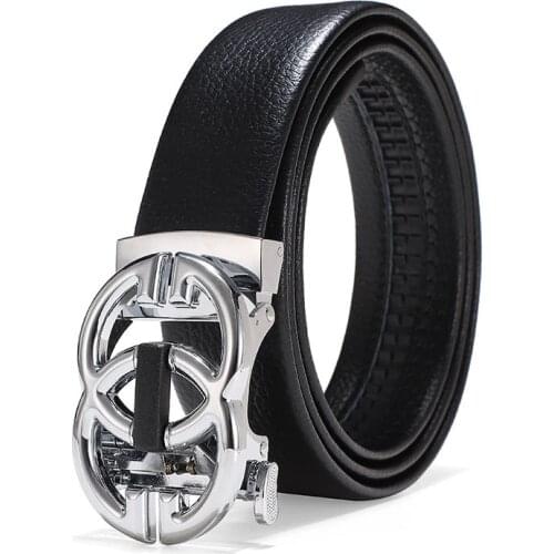 2021 Automatic buckle head mens belt business leisure belt designer belts women high quality luxury gg belt brand