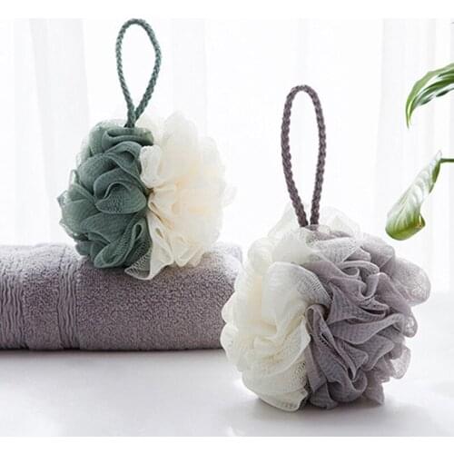 Soft Shower Mesh Foaming Sponge Bath Bubble Ball Body Skin Cleaner Exfoliating Scrubber Back Brush Cleaning Bath Accessories