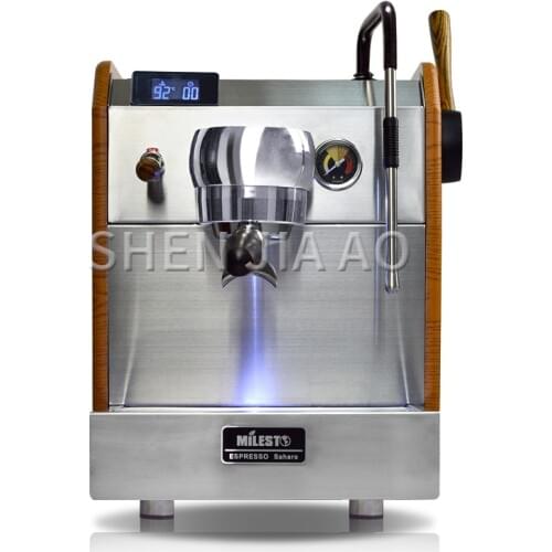 New EM-23 Italian Coffee Maker Pump-type Pressure Milk Foam machine stainless steel semi-automatic Espresso Coffee Machine 220V