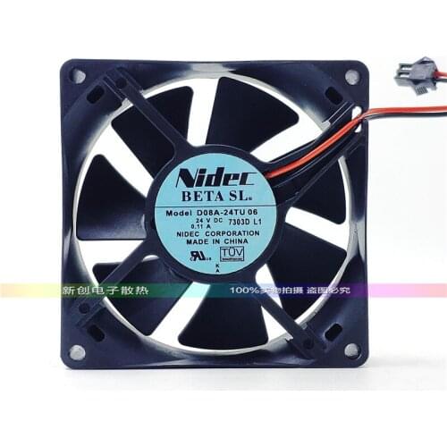 New original D08A-24TU 0.11A 8025 8cm 24V inverter cooling fan