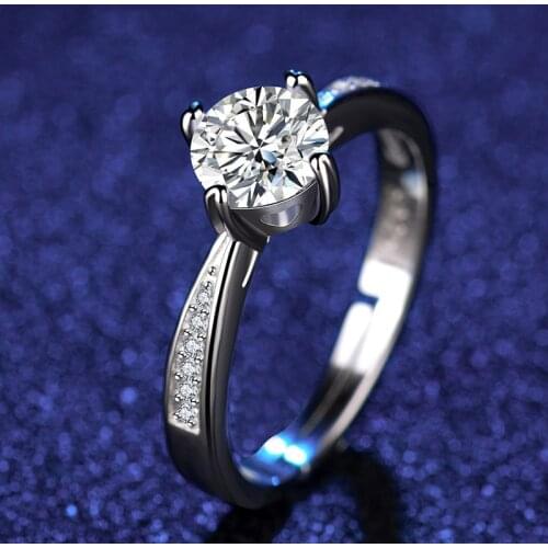 Wedding Couple Rings For Women MoissaniteRings Jewelry Engagement Silver 925 Engagement ring luxury jewellery for teen girls