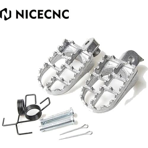 Motorcycle Foot Pegs Footrests Pedal For Yamaha PW50 PW80 TW200 PW 50 80 TW 200 For Honda XR50R CRF50 CRF70 CRF80 Dirt Bikes