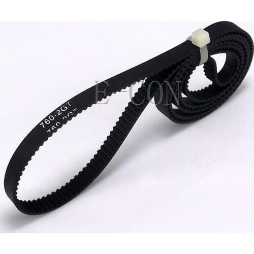 1pcs/lot 760-GT2 Loop Timing Belt Width 6mm GT2 Belt Rubber Fiberglass Inner Length 760mm 380 Teeth for GT2 Timing Pulley