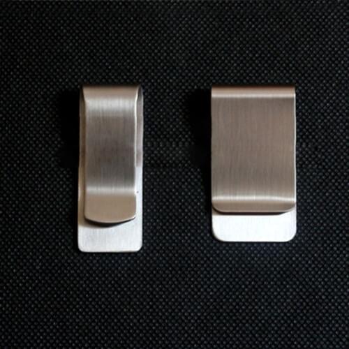 Silver EDC Stainless Steel Money Clip Man Metal Cash ID Credit Card Clamp Holder For Money Wallet Outdoor Camping Equipment