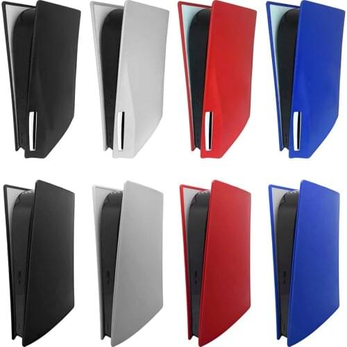 Slicone Skin Shell Case Replacement Plate For PS5 Game Console Anti-Scratch Protective Housing Dustproof Cover For Playstation 5
