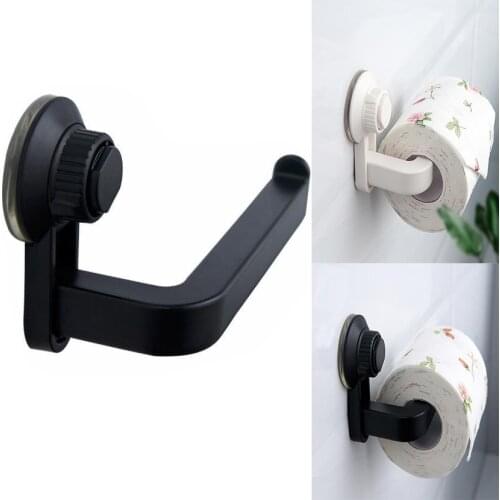 Suction Cup Rack Kitchen Bathroom Storage Waterproof Moisture Proof Towel Accessories Shelf Toilet Paper Holder Wall Mounted