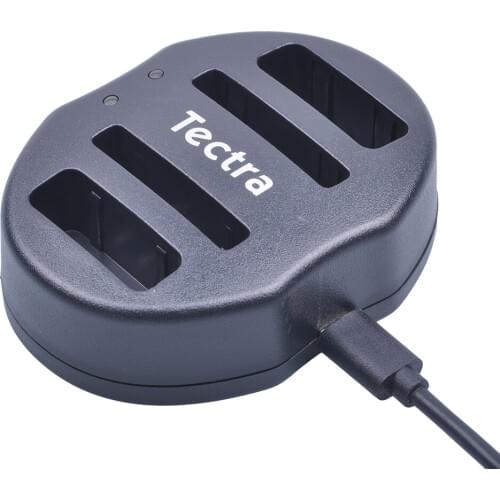 Tectra NB-13L NB13L USB 2-Port Dual Charger for Canon PowerShot G5 X G5X G7 X Mark II G7X G9 X G9X SX720 HS Cameras