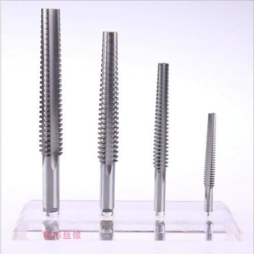 Free shipping of 1PC HSS6542 made TR ladder tap TR14*2.0/2.5/3.0/4.0 trapezoidal taps for steel metal workpieces threading
