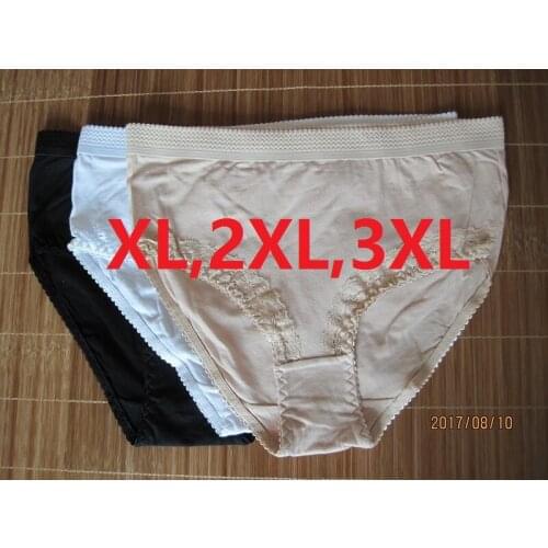 XL,2XL,3XL 6pcs/lot Cotton womens briefs sexy mid-waist panties Ladies briefs Ladies Cotton Briefs underwear