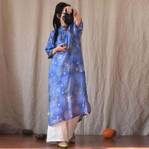 Летние платья с принтом YoYiKamomo China At AliExpress