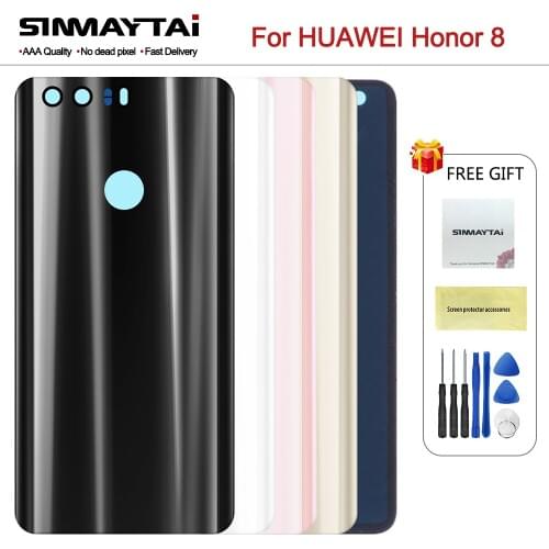 5.2" For Huawei Honor 8 Back Housing Battery Cover Case For Honor8 Honor 8 Battery Cover Door Replacement Parts