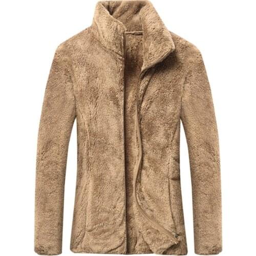 New autumn and winter plus velvet outdoor fleece sweater women double-sided coral fleece jacket hand fleece cardigan warm top