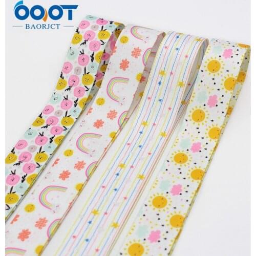 1” 5yard Cartoon double-sided thickened mobile phone rope pacifier anti-drop webbing mask with diy handmade key lanyard L-20905