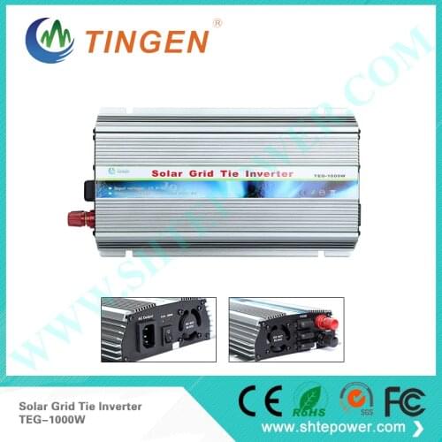 1000w solar grid tie inverters ,dc to ac 12v 24v to 220v 1kw pv converter