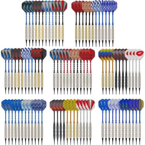 12Pcs Shaft Darts Set with Soft Dart Tip+O Ring+Dart +Wrench