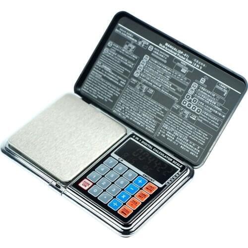 50Pcs/Lot 100/200/500/1000g 0.01/0.1g Precise Digital Jewelry Scale LCD Display Pocket Scales Gram Weight For Jewelry Drug