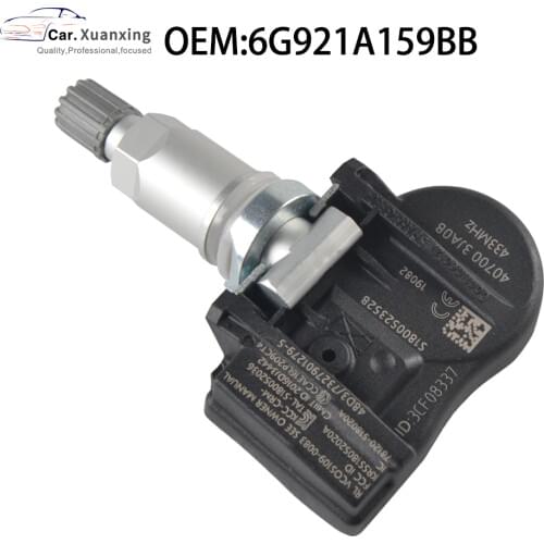 6G921A159BB Tire Pressure Sensor Monitoring System TPMS 433MHz For Ford mondeo 2013-2015 S180052020K/S180052020
