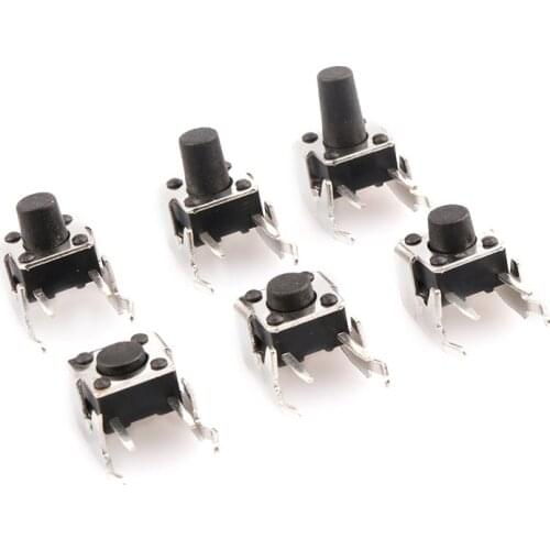 70x Horizontal button touch switch 6*6*4.3 6*6*5 6*6*6 6*6*7 6*6*8 6*6*9 6*6*10