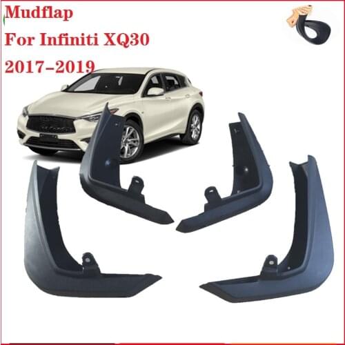 Car Mudflap For Infiniti XQ30 2017 2018 2019 Fender Mud Guard Splash Flaps Mudguard Accessories