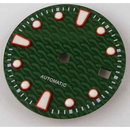 28.5mm Date Window Watch Sterile Dial fit 2824 MingZhu 3804 MIYOTA 8215 8205 movement