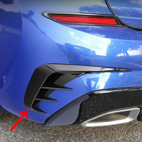 For BMW 3 Series Black Spoiler ABS Plastic Rear Bumper Spoiler Trunk Wing Lip Boot Cover Auto Part 325li Accessories 2020-2021