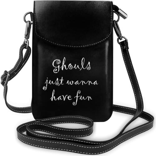 Ghoul Shoulder Bag Office Leather Women Bags Student Fashion Retro Purse