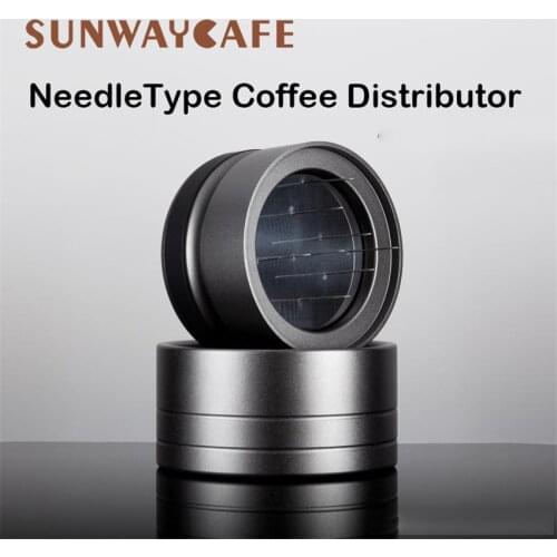 Needle Coffee Tamper 58MM Coffee Distributor Leveler Tool NeedleType Coffee Powder Manual Barista Powder Coffee Espresso Latte