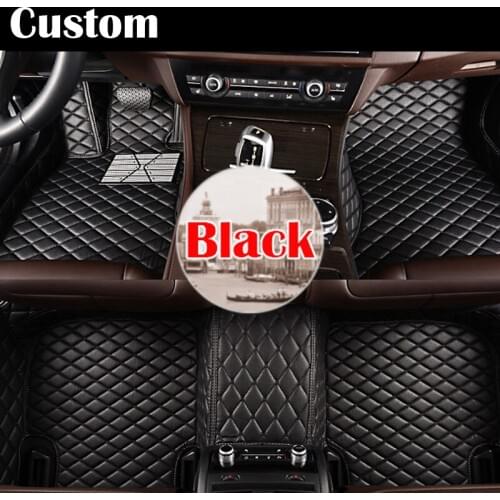Custom Car Floor Mats Customized for Jeep Grand Cherokee Wrangler Commander Compass Patriot 2/3 rows Car Foot Carpets Foot Rugs