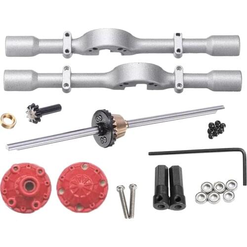Gear Rear Axle Housing Set for WPL D12 1/16 B14 B24 C14 RC Car Truck Upgrades Parts