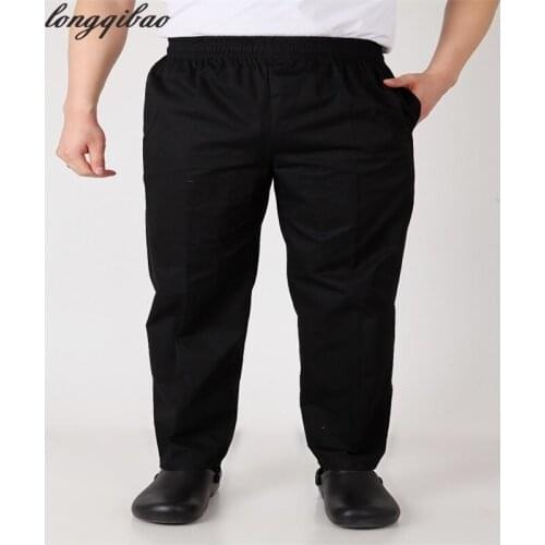 Spring Summer Autumn Winter Men 's Fashion Chef Pants Kitchen Restaurant Hotel Chef Work Pants