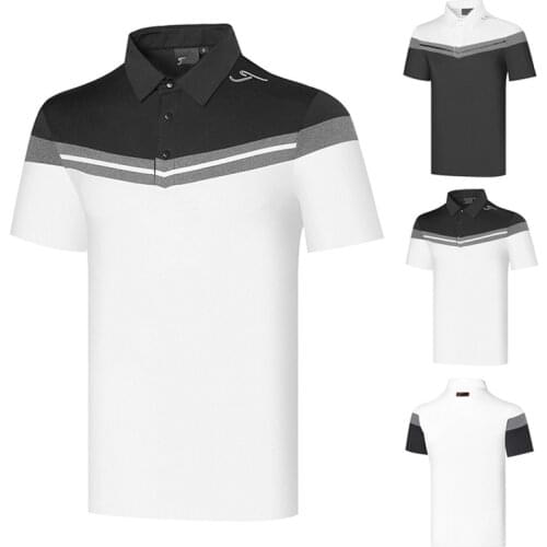 Golf Clothing Short-Sleeved Sports and Leisure Outdoor New Summer PoloT-Shirt Fashion Training Clothes Quick-Drying Jersey