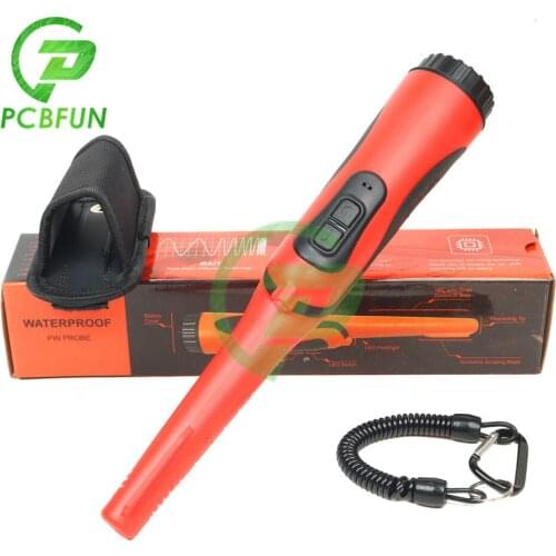 Professional Handheld Metal Detector Pinpointing Depth Waterproof Hand Held Metal Detector for Coin Gold Red Yellow Black Color