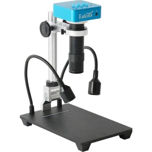 36MP FHD 2K 1080P 60FPS HDMI USB Industry Electronic Video Microscope Camera 130X Zoom C-Mount Lens For Motherboard Detection