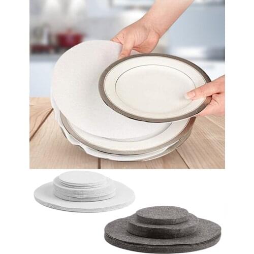 Dish Divider Pads China Storage And Plate Stacking Protectors 48 Plate Dividers Insulation Cushion For Household Universal