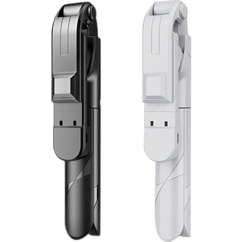 Mobile Phone Selfie Stick with Fill Light Detachable Wireless Remote Control and Stable Tripod Bracket