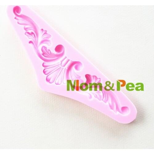 Mom&Pea 1075 Free Shipping Silicone Mold Cake Decoration Fondant Cake 3D Mold Food Grade
