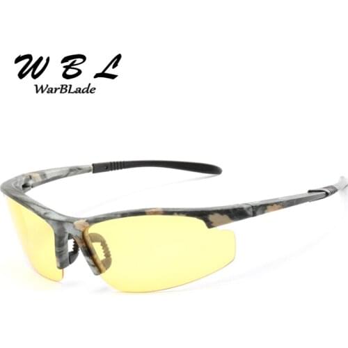 WarBLade 2019 High Quality New Night Vision Sunglasses Fashion Men Polarized Driving Glasses Yellow Lens Goggles 1041
