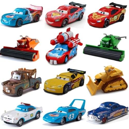1:55 Cars Disney Pixar Car 2 3 Toys Metal Alloy Diecast Car Lightning McQueen Matt Jackson Toys Model Car Kids Christmas Gift