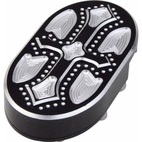 1 * CNC Brake Pedal Pad Cover Foot Shifter Shift Pegs Motorcycle Footrest for Harley Sportster XL 883 1200 Dyna Wide Glide V-Rod