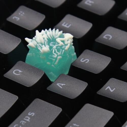 1PC Resin Customizable Keycap For Mechanical Keyboard Cross-axis Keycap Personalized Keel Gift Keycap