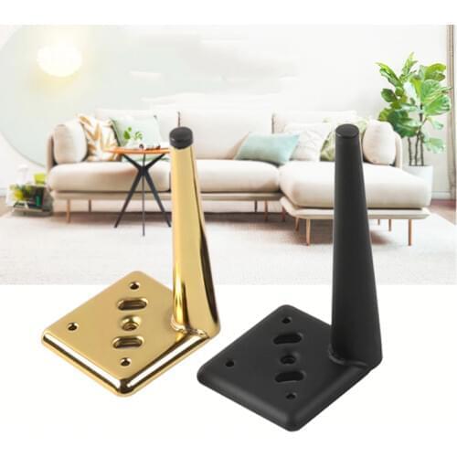 4pcs Furniture Accessories Metal Legs Cabinet Sofa Foot Small Cone Feet Table Legs 170mm Table Base Hardware Furniture Bed Riser